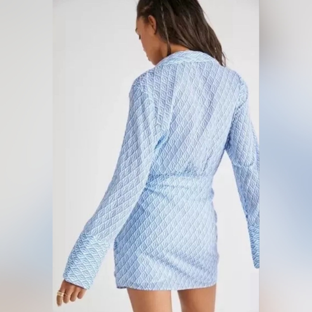 Free People Blue Mini Dress - Picture 3 of 12